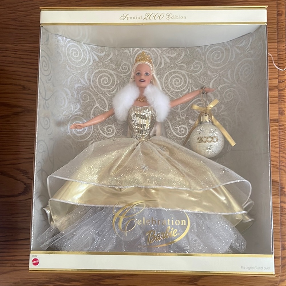 CELEBRATION BARBIE Doll Y2K 2000 MATTEL #28269 New in Box Sparkling Gown VINTAGE